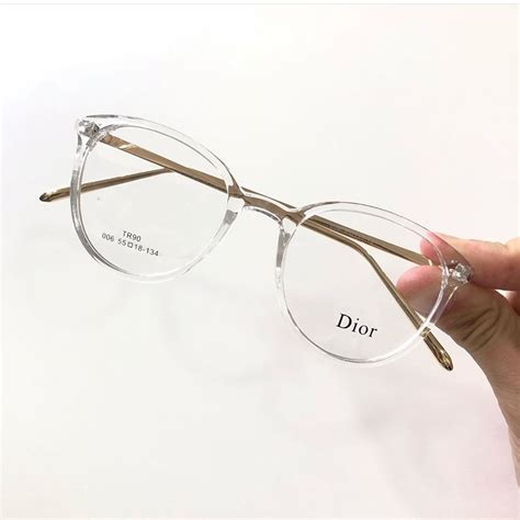 clear dior glasses|More.